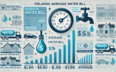 what is the average water bill orlando