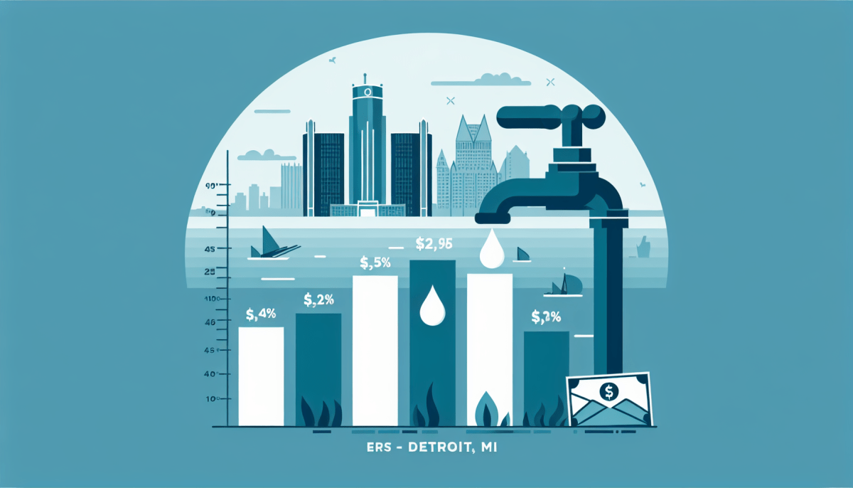What Is the Average Water Bill In Detroit, MI?